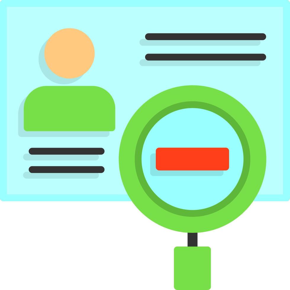 Identity theft Icon Design Symbol vector