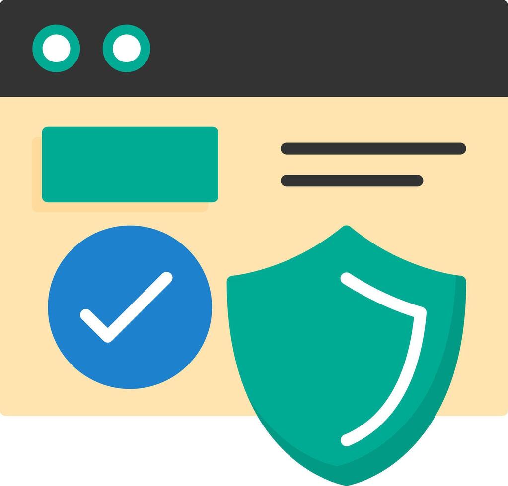 Online security Icon Design Symbol vector