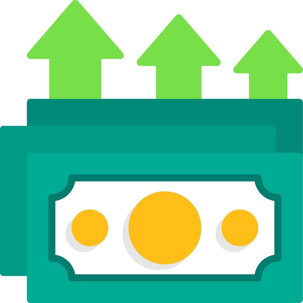 Capital gains Icon Design Symbol vector