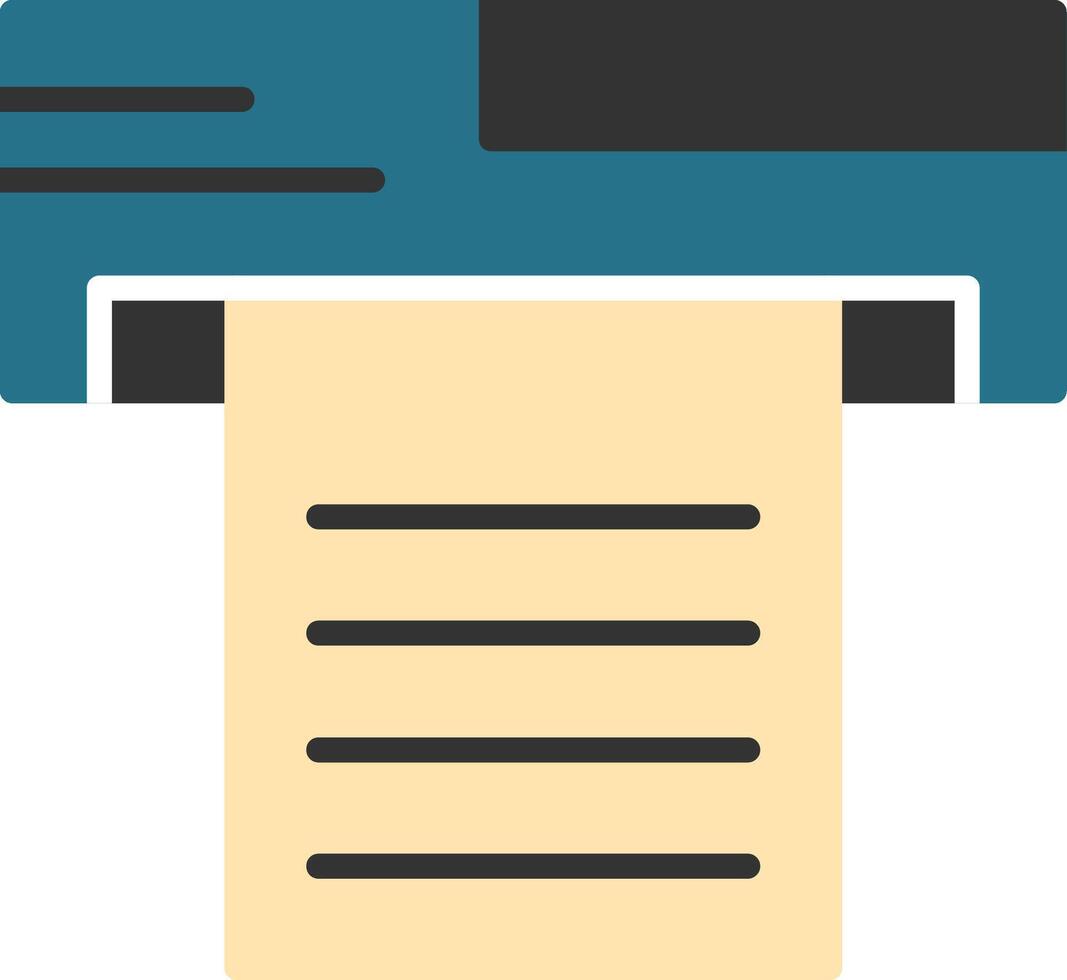 Print Icon Design vector