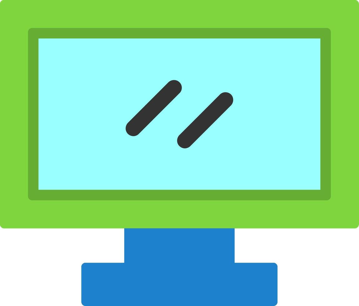 LCD Icon Design vector