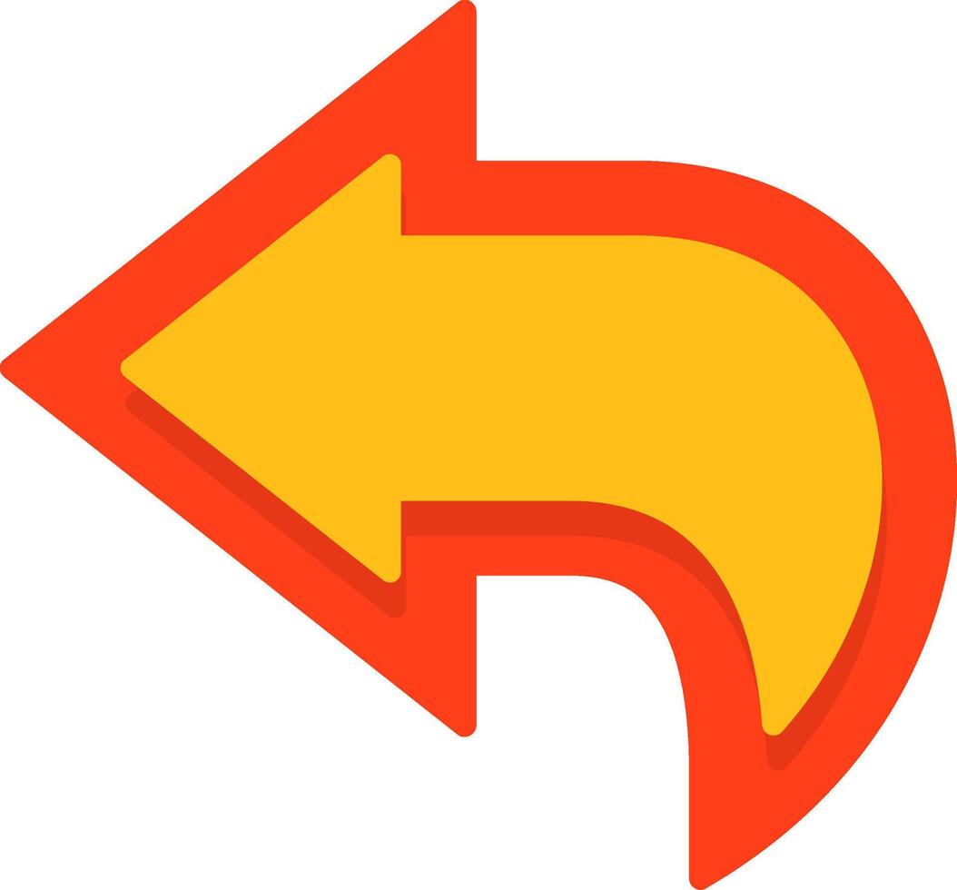 Undo Icon Design vector