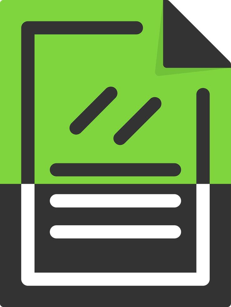 Document Icon Design vector