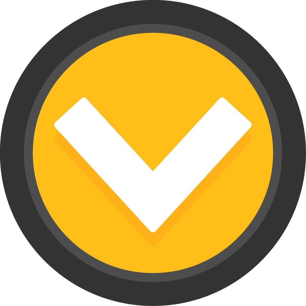 Chevron Down Icon Design vector