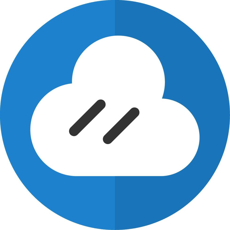 Cloud Circle Icon Design vector