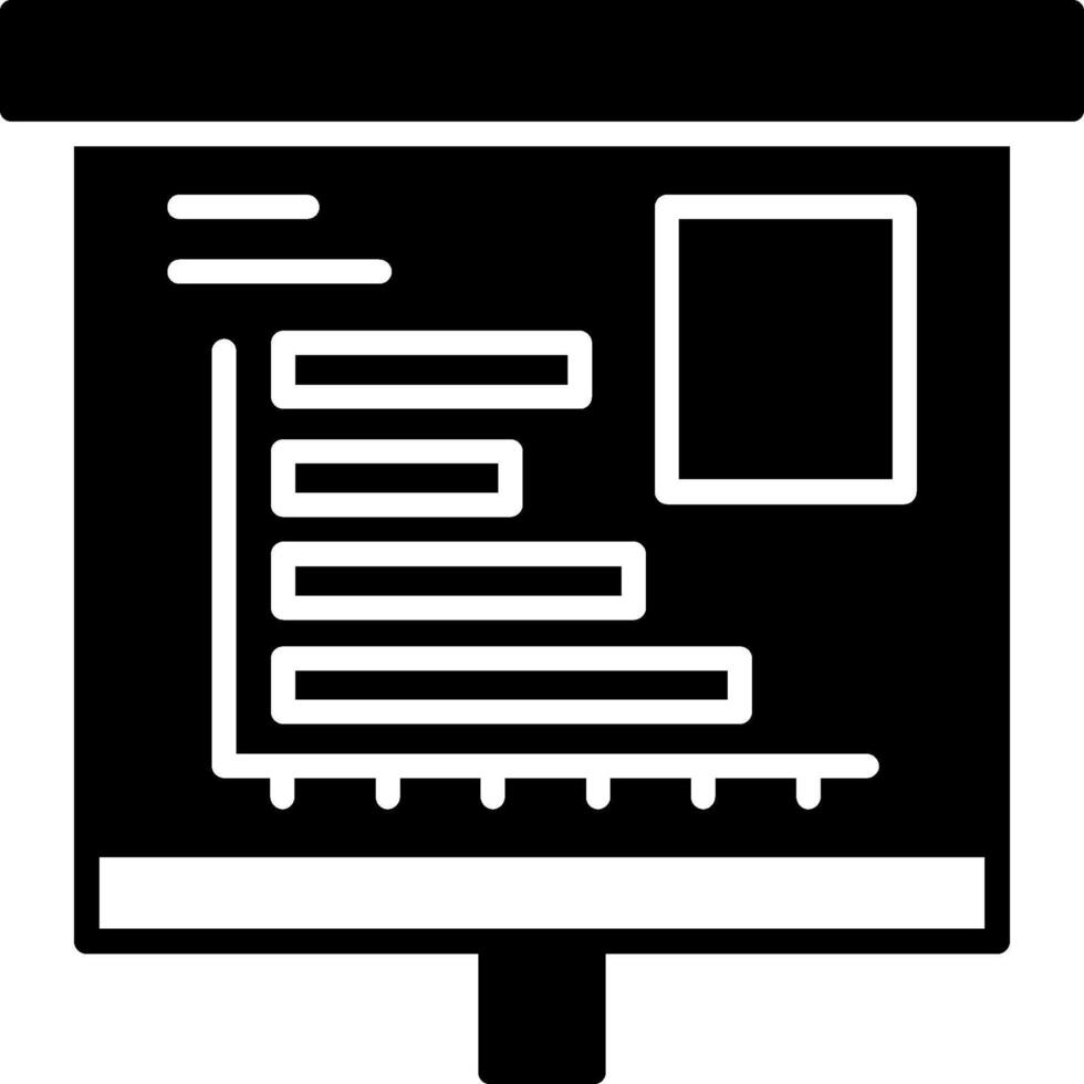 Horizontal Bar Chart Icon Design Symbol vector