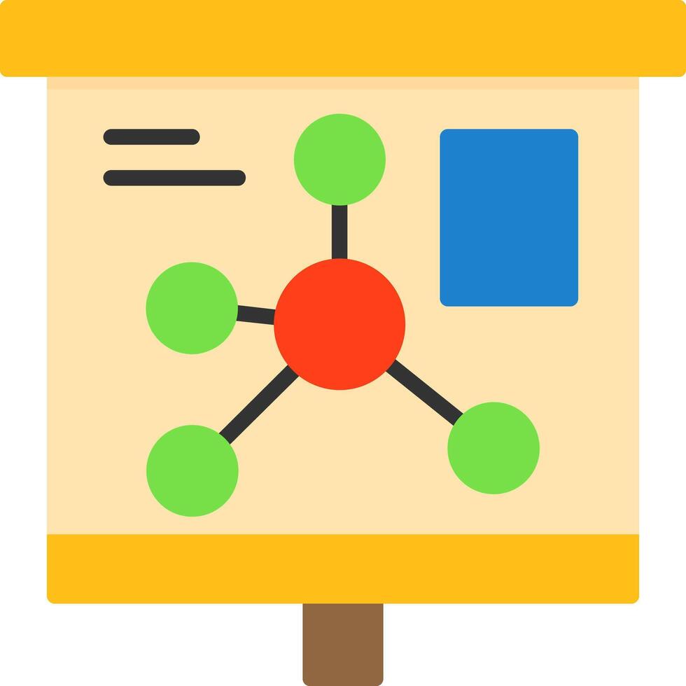 Mind Map Icon Design Symbol vector