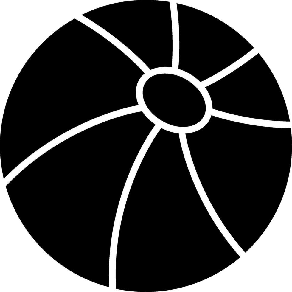 Beach ball Icon Design Symbol vector