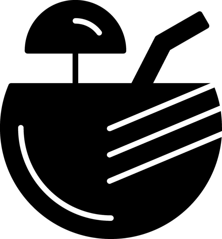 Coconut drink Icon Design Symbol vector