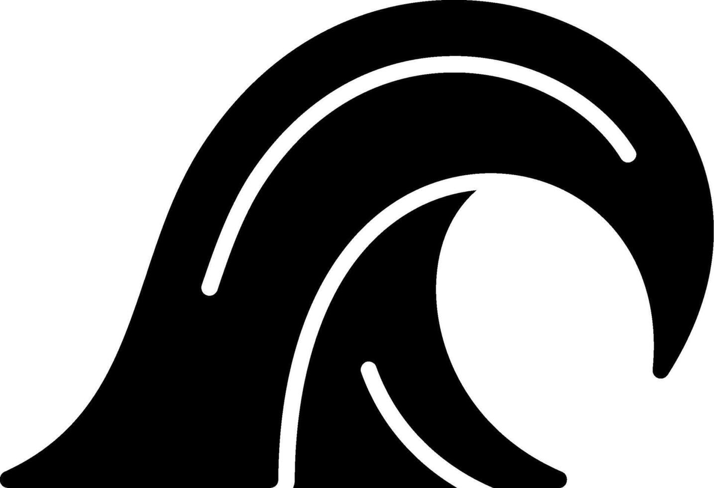 Waves Icon Design Symbol vector