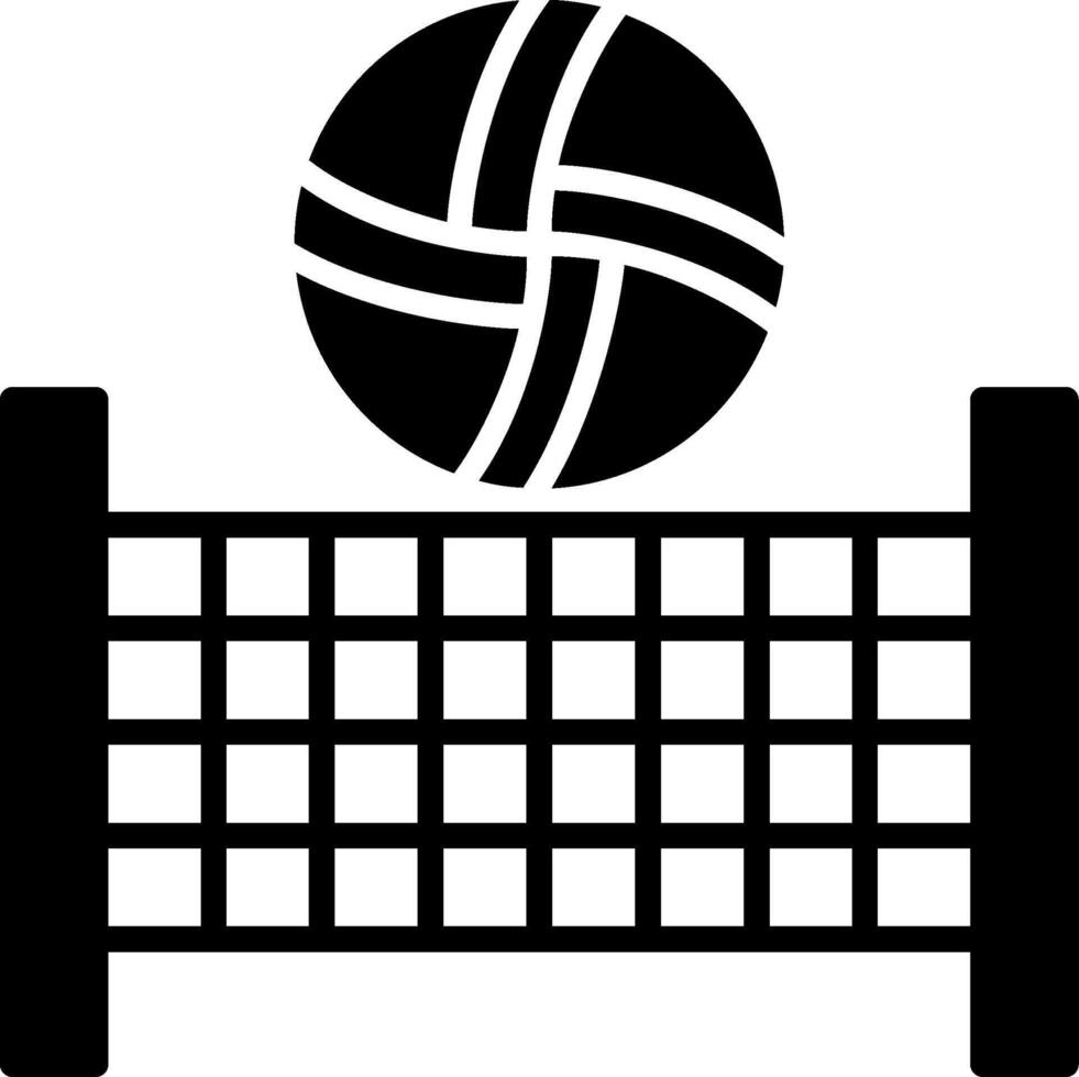 Beach volleyball Icon Design Symbol vector
