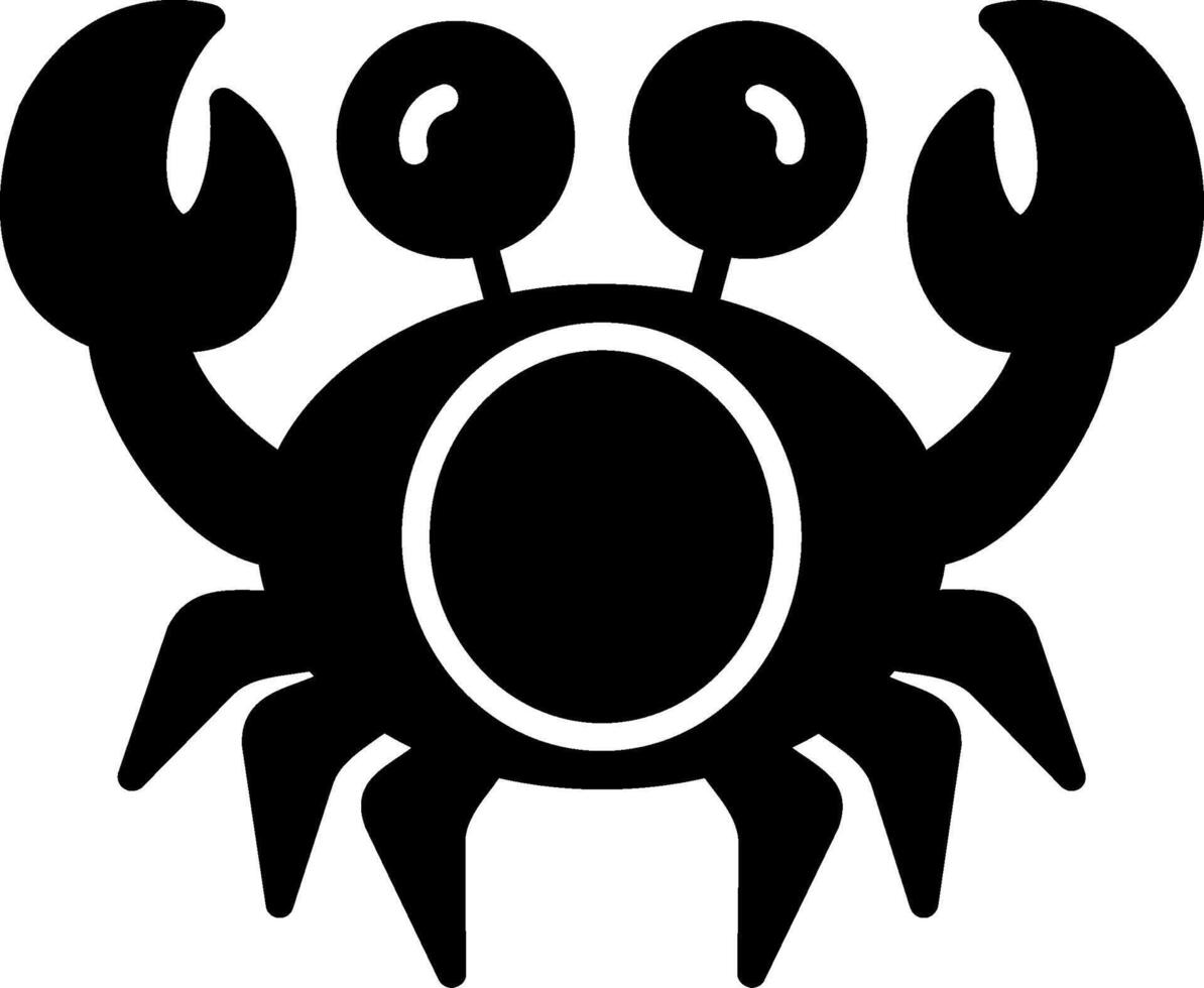 Crab Icon Design Symbol vector
