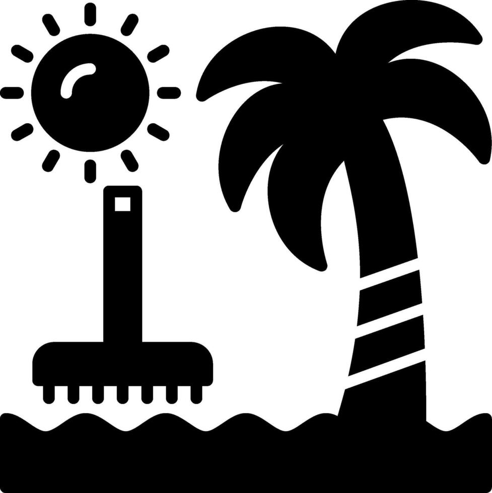 Beach cleanup Icon Design Symbol vector