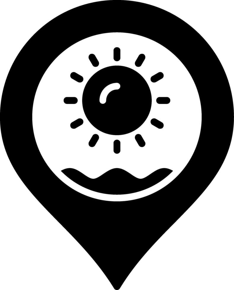 Beach nap Icon Design Symbol vector