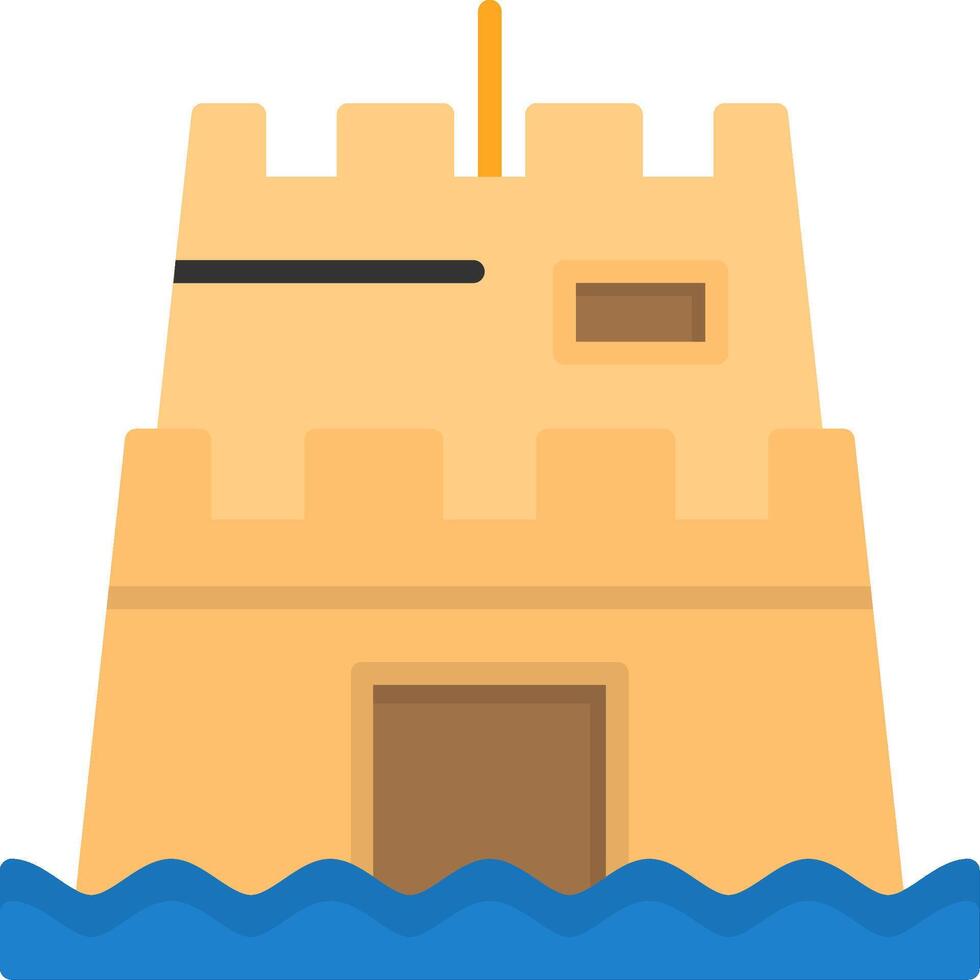 Sand sculpture Icon Design Symbol vector