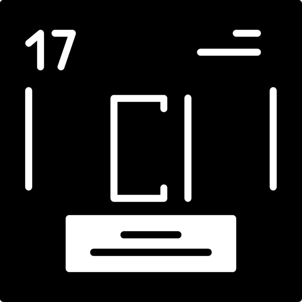 Chlorine Icon Design vector