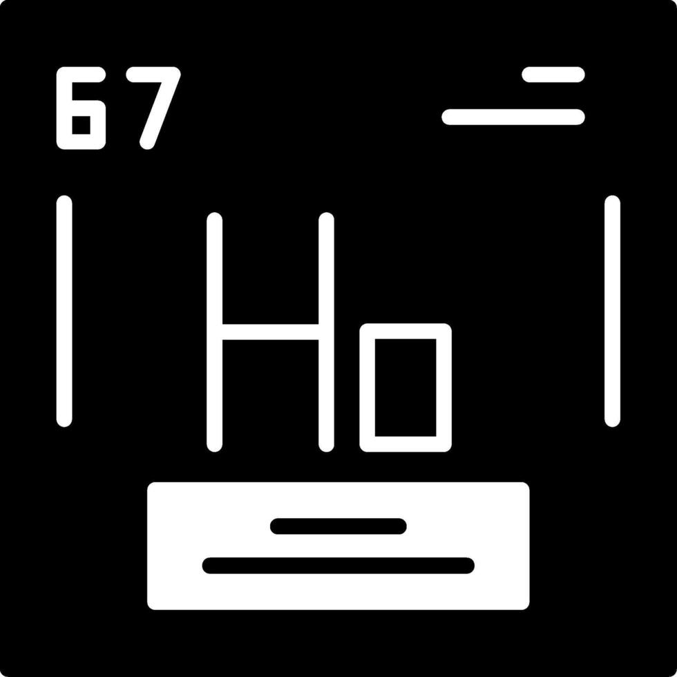 Holmium Icon Design vector