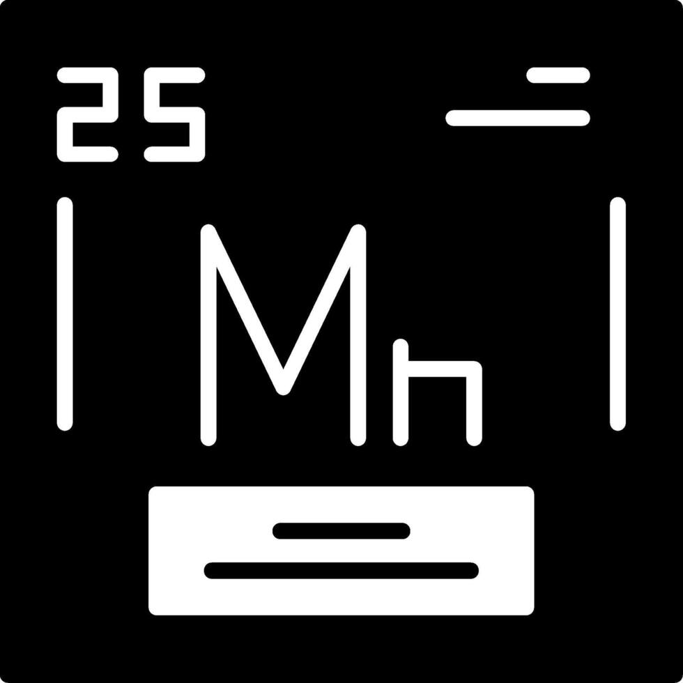 Manganese Icon Design vector