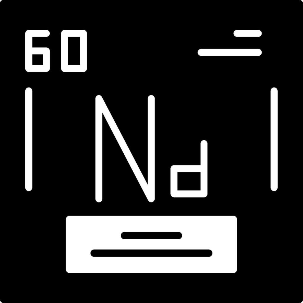 Neodymium Icon Design vector