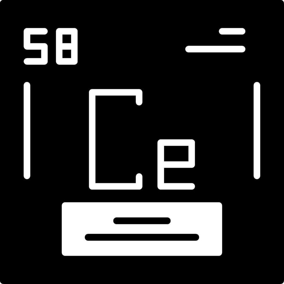 Cerium Icon Design vector