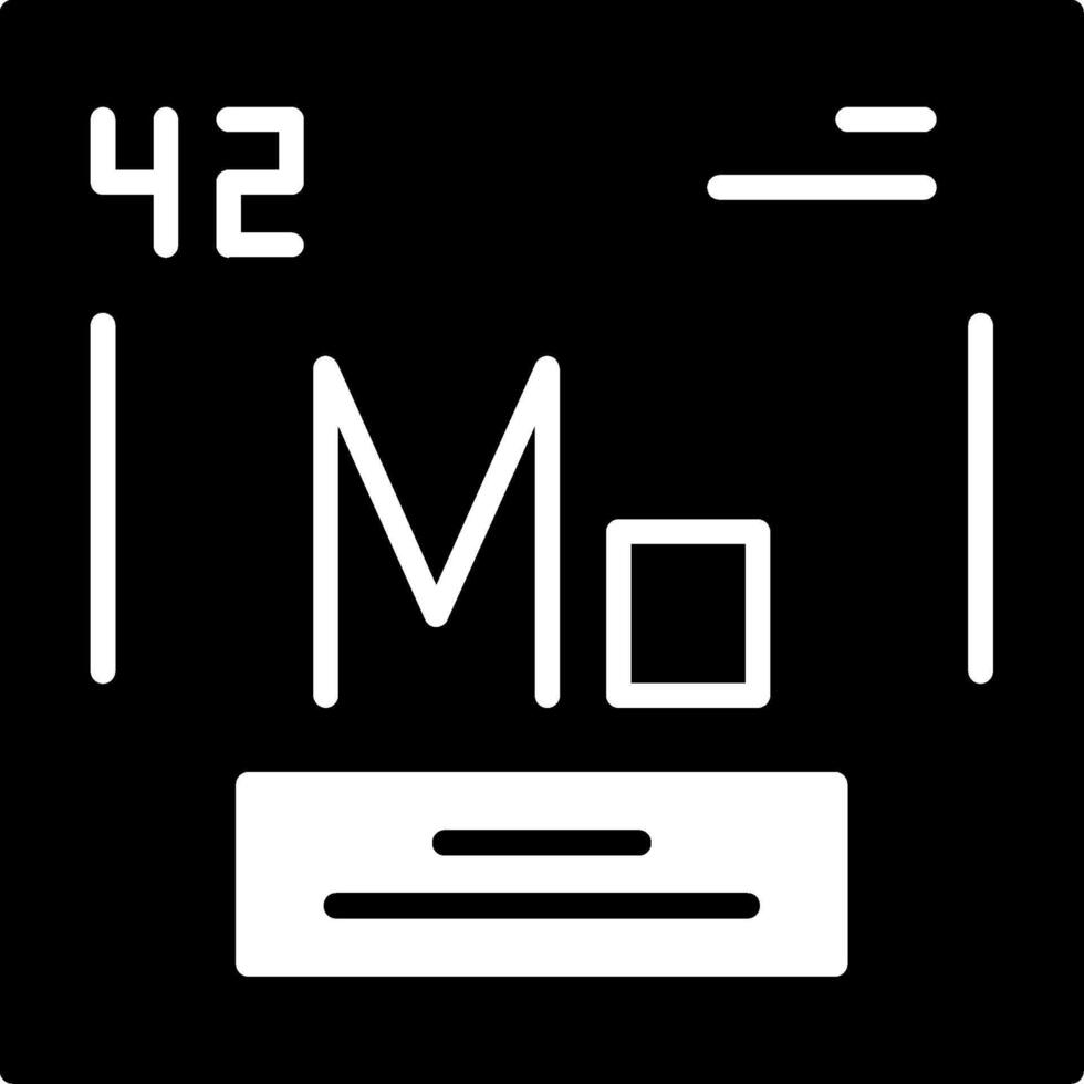 Molybdenum Icon Design vector
