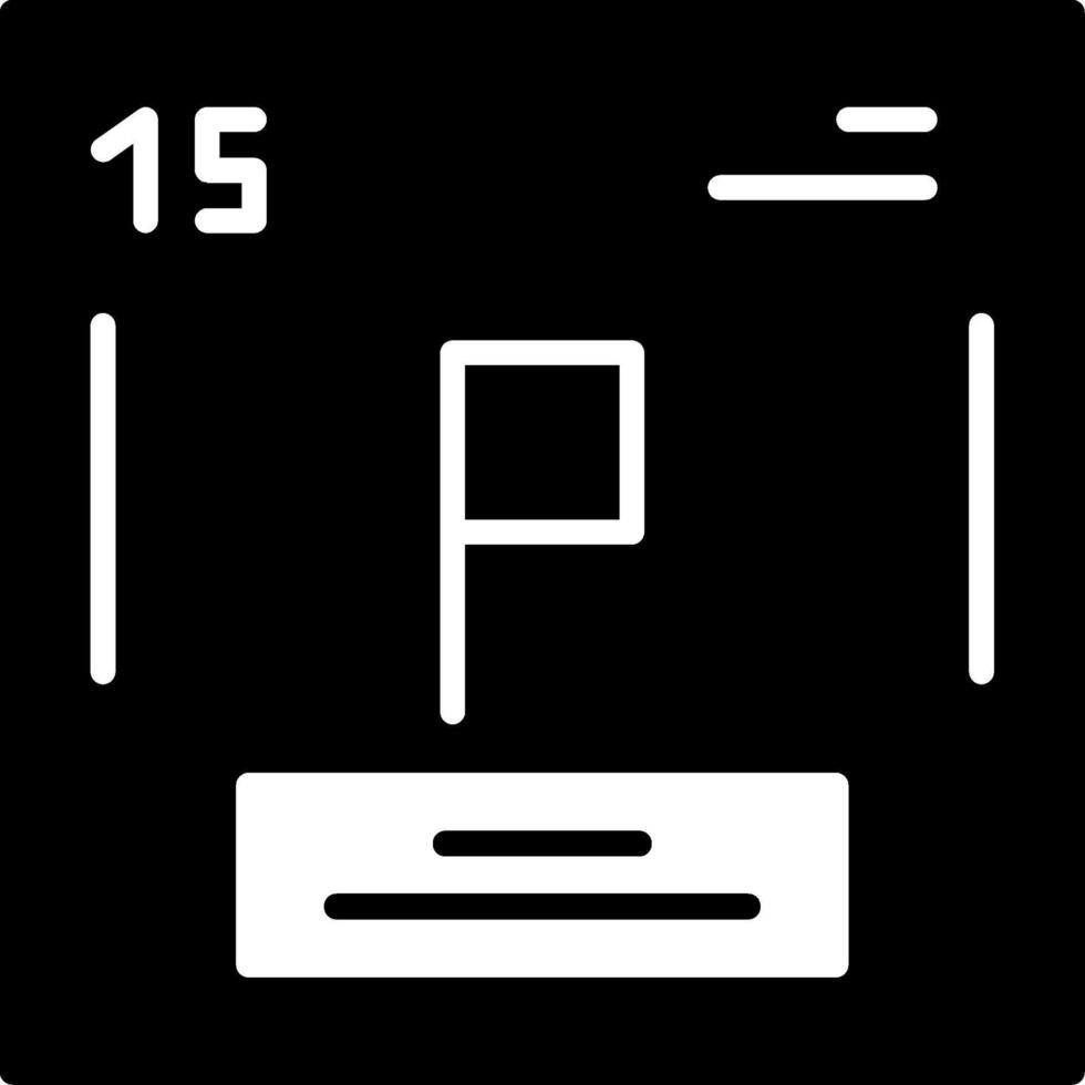 Phosphours Icon Design vector