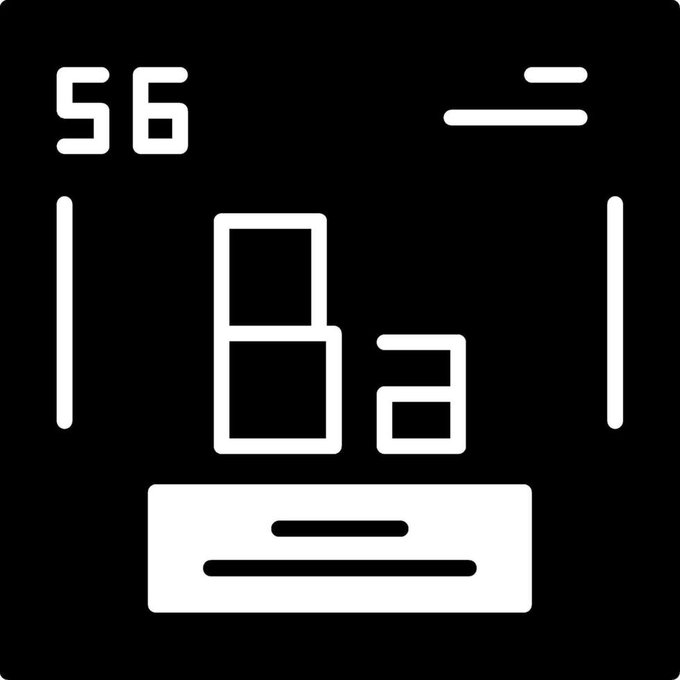 Barium Icon Design vector