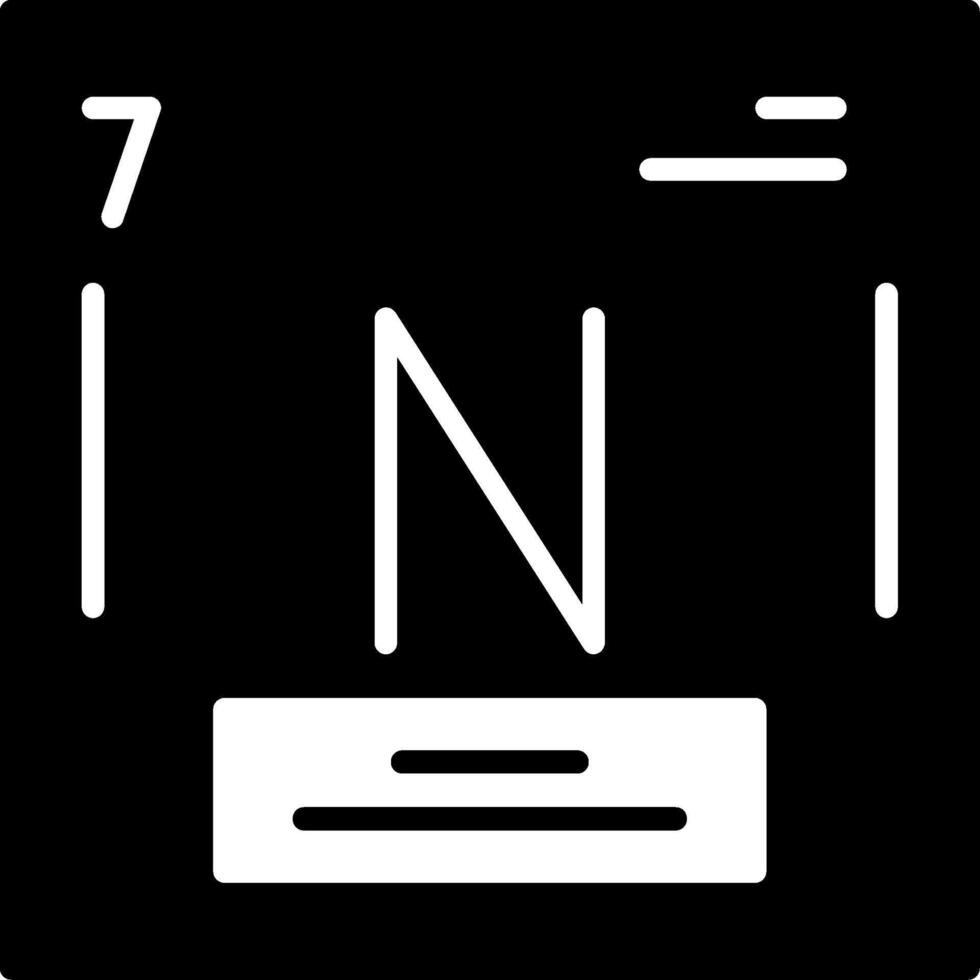 Nitrogen Icon Design vector