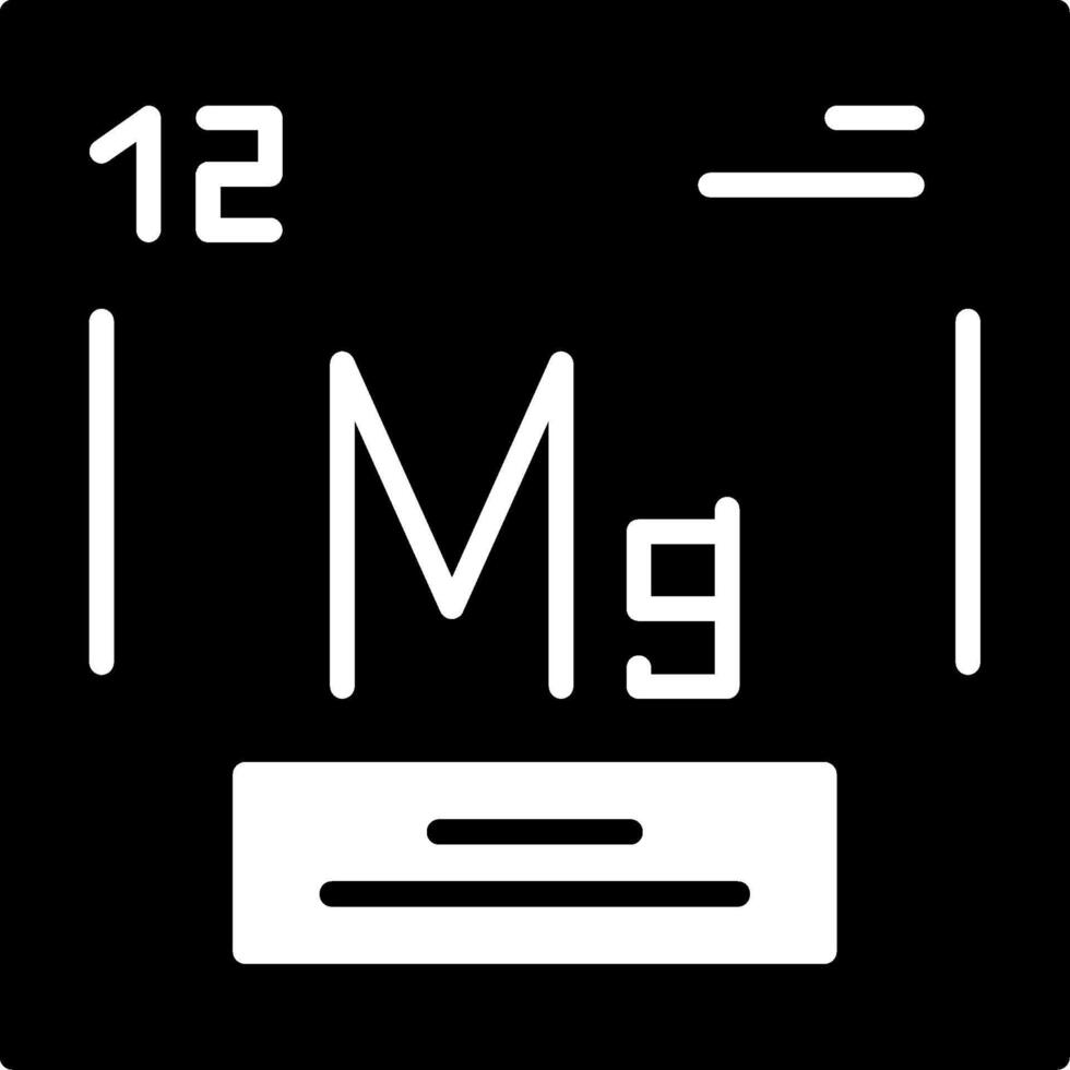 Magnesium Icon Design vector