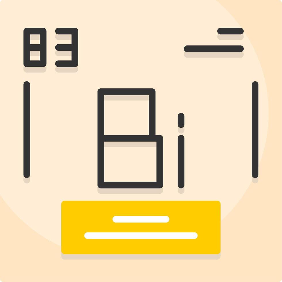 Bismuth Icon Design vector