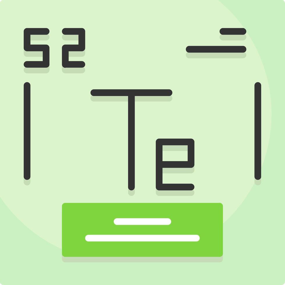 Tellurium Icon Design vector