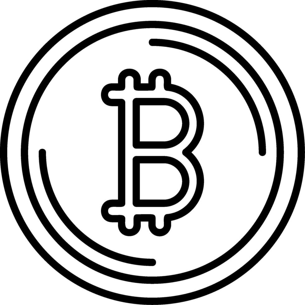 Bitcoin Icon Design vector