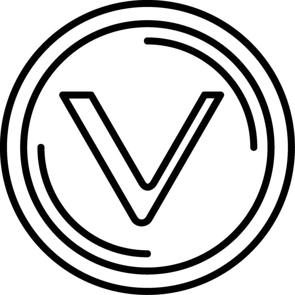 VeChain Icon Design vector