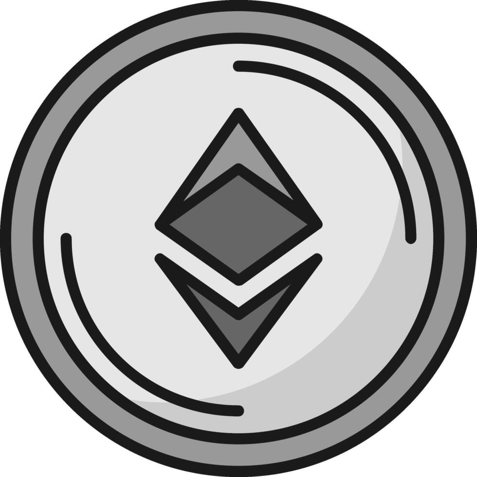 Ethereum Icon Design vector