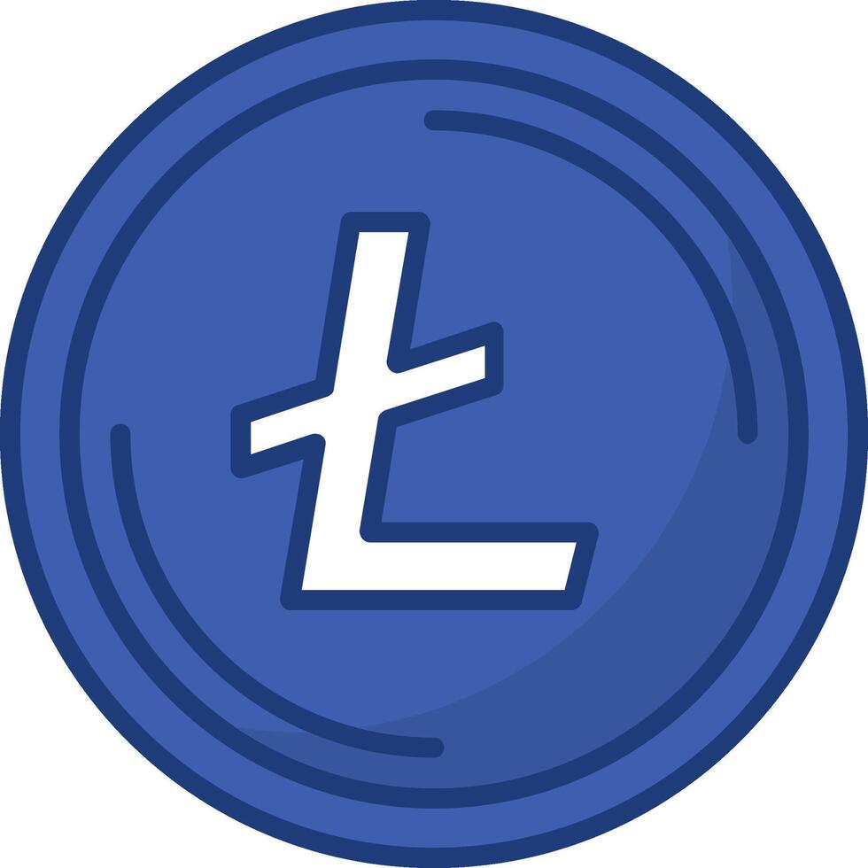 Litecoin Icon Design vector