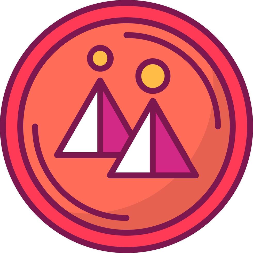 Decentraland Icon Design vector