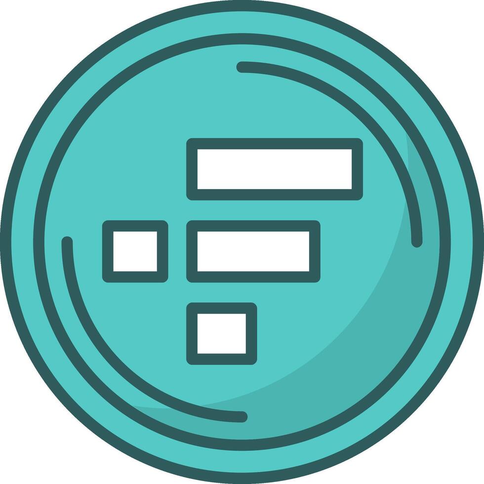 FTX Token Icon Design vector
