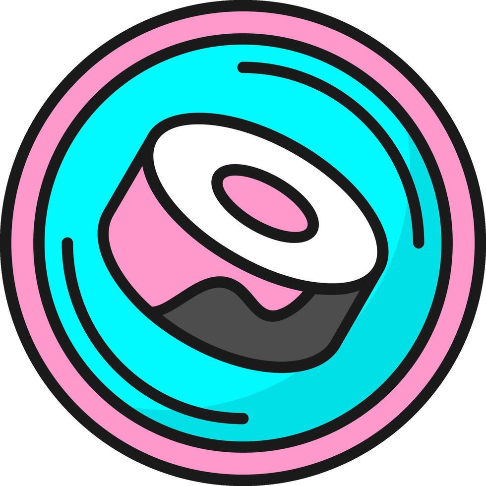 SushiSwap Icon Design vector