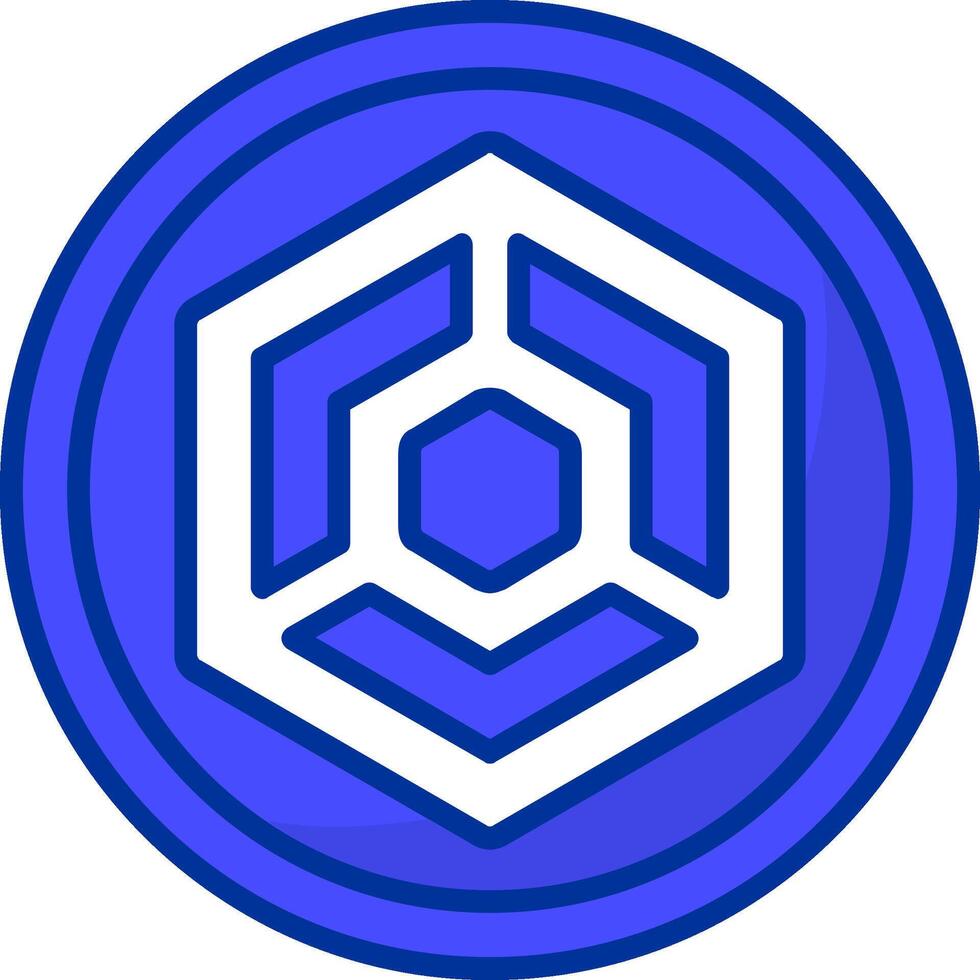 Thetan Arena Coin Icon Design vector