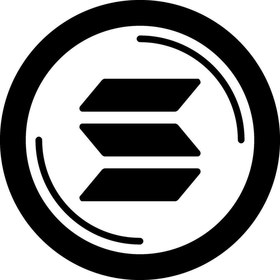 Solana Icon Design vector