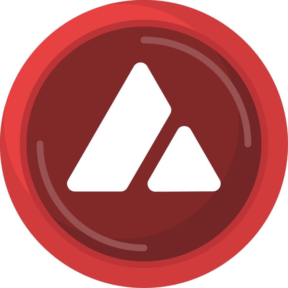 Avalanche Icon Design vector