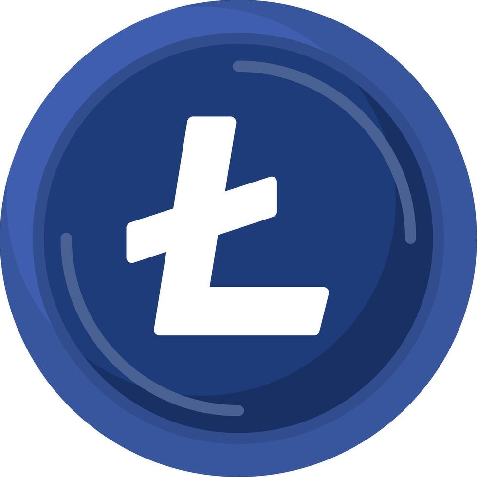 Litecoin Icon Design vector