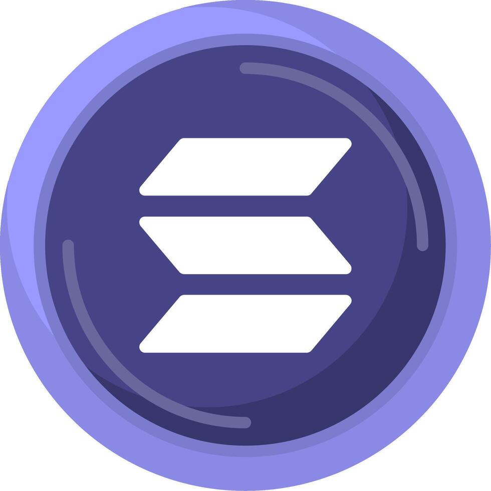 Solana Icon Design vector