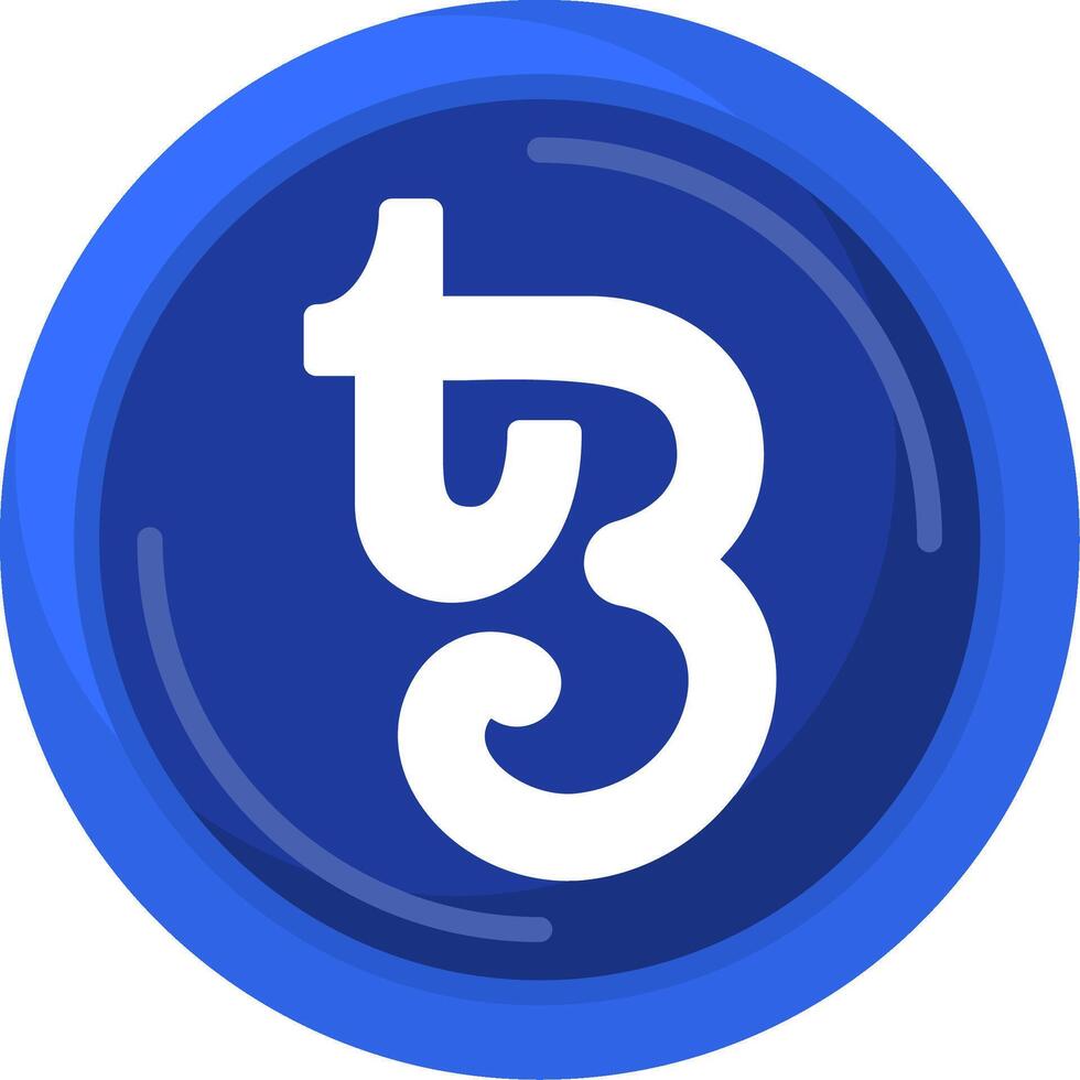 Tezos Icon Design vector