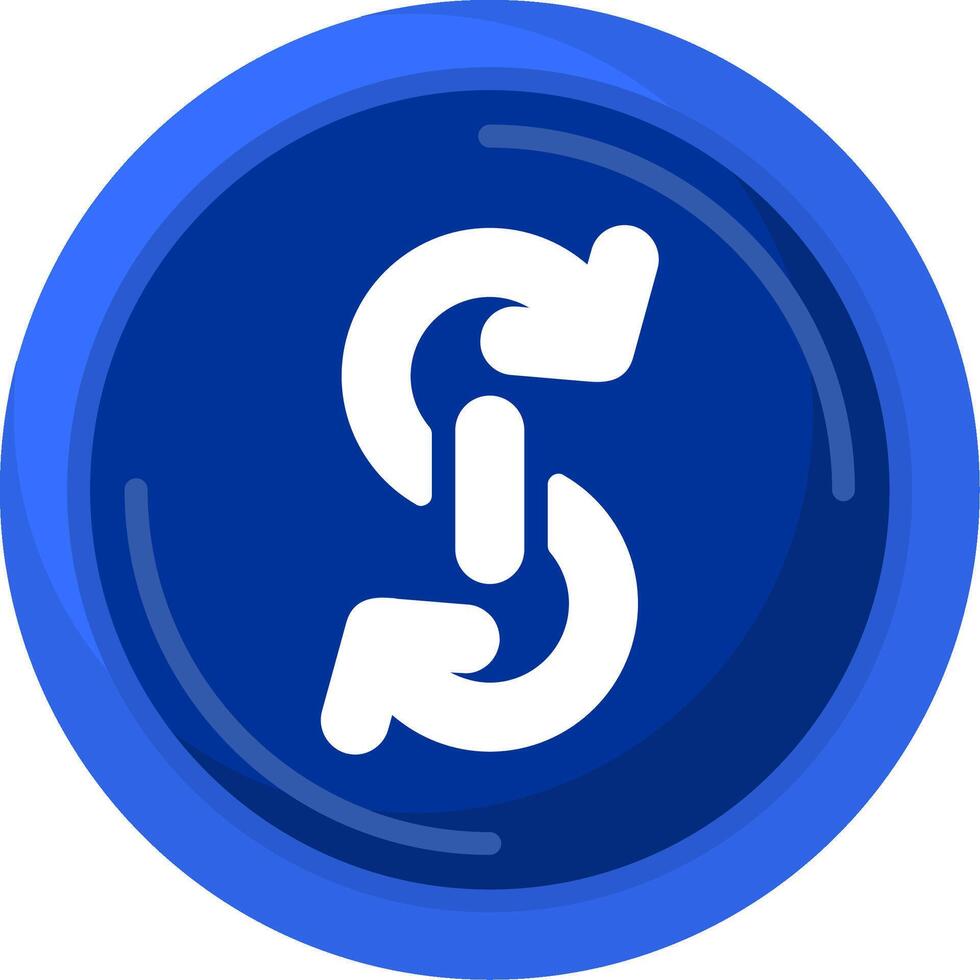 Yearn finance Icon Design vector