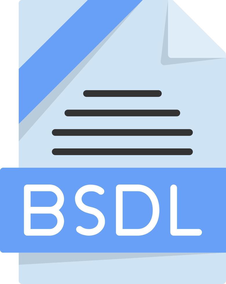 BSDL Icon Design vector