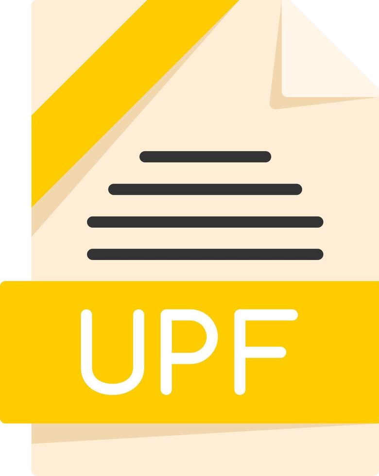 UPF Icon Design vector