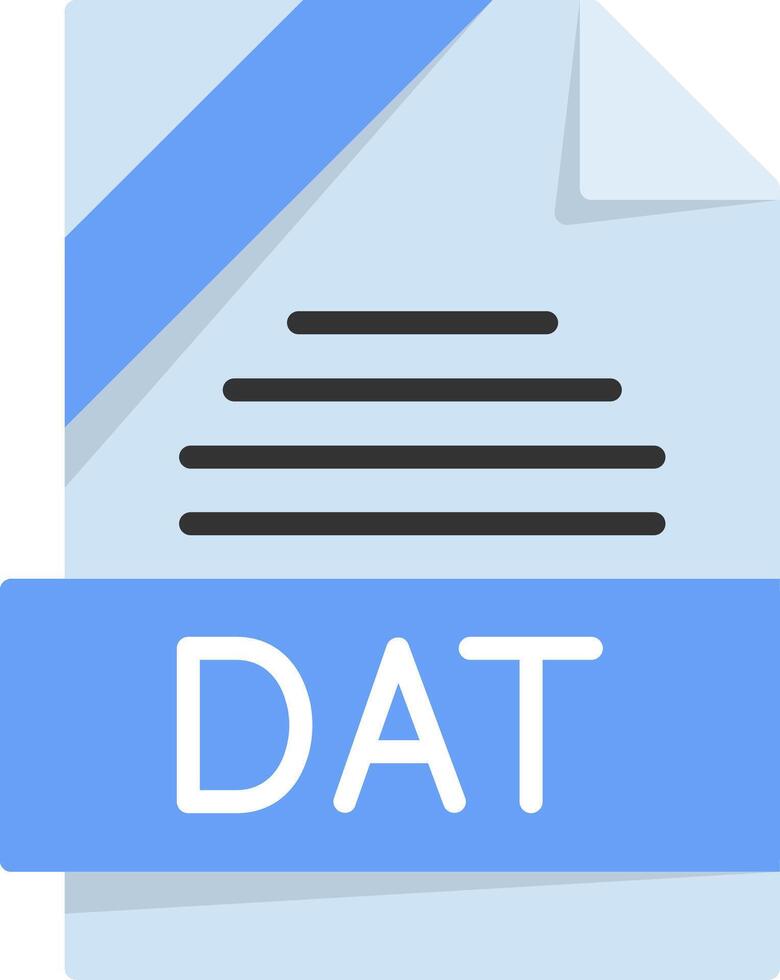 DAT Icon Design vector