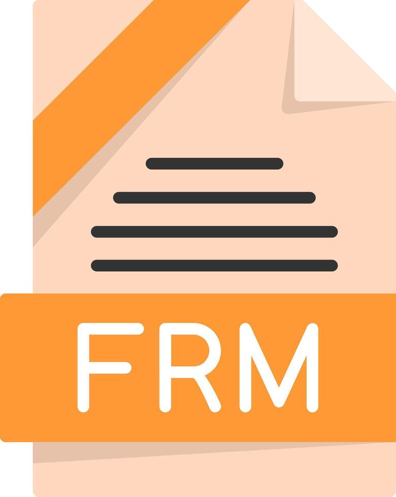 FRM Icon Design vector