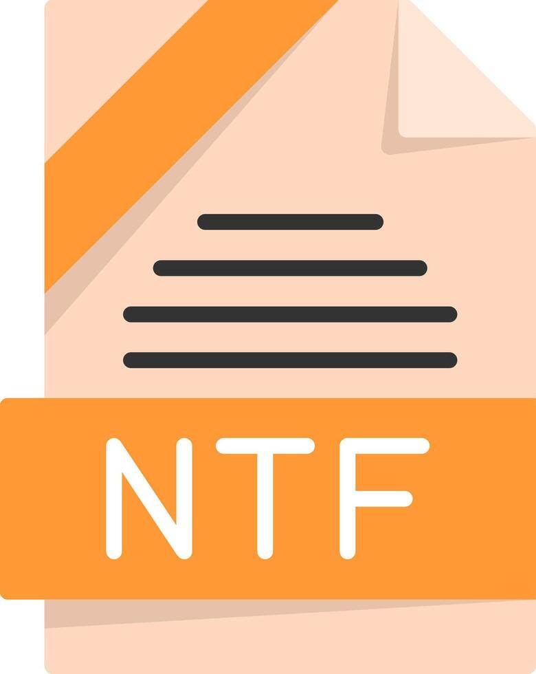 NTF Icon Design vector